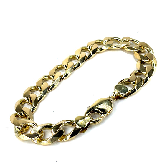 9ct Yellow Gold Curb Chain Bracelet - Hyman’s Jewellers