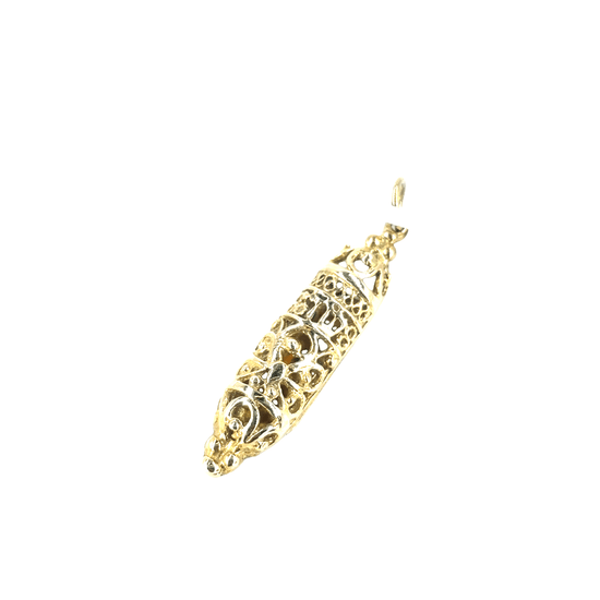 9ct Yellow Gold Filigree Pendant - Hyman’s Jewellers