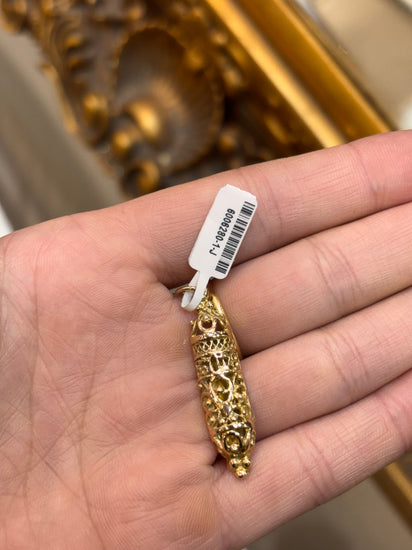 9ct Yellow Gold Filigree Pendant - Hyman’s Jewellers