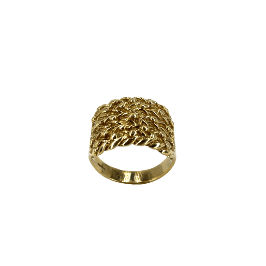 9CT Yellow Gold Keeper Ring 10.2g - Hyman’s Jewellers