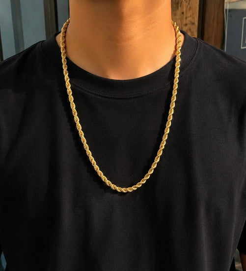 9CT Yellow Gold Rope Chain Necklace - Hyman’s Jewellers