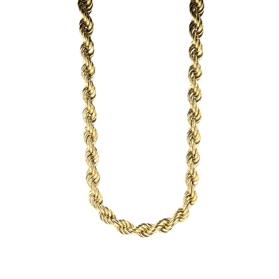 9CT Yellow Gold Rope Chain Necklace - Hyman’s Jewellers