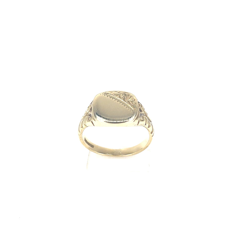 9ct Yellow Gold Signet Ring - 7.3G - Hyman’s Jewellers