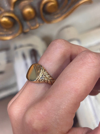 9ct Yellow Gold Signet Ring - 7.3G - Hyman’s Jewellers