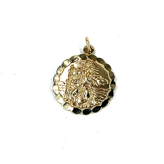 9ct Yellow Gold St Christopher Pendant - Hyman’s Jewellers
