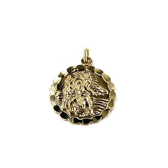9ct Yellow Gold St Christopher Pendant - Hyman’s Jewellers