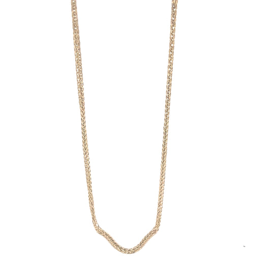 Men’s 9ct Yellow Gold France Chain - 23” 6g