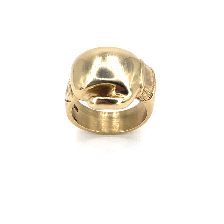 Men’s 9ct Yellow Gold Boxing Glove Ring