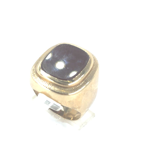 Men’s 9ct Yellow Gold Carnelian Signet Ring - 9.7g