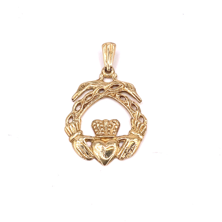 Women’s Claddagh Pendant - 2g