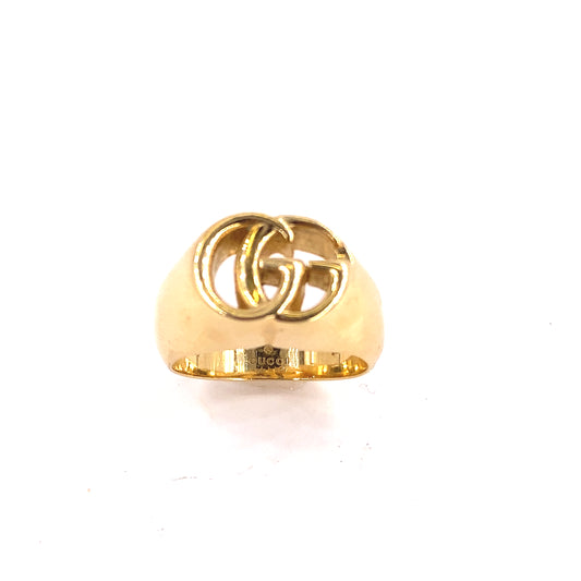 Unisex 18ct Yellow Gold Gucci Ring -12g