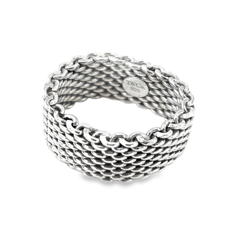 Women’s 925 Tiffany & Co. Mesh Ring