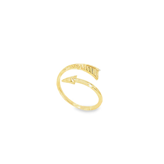 Women’s 9ct Yellow Gold Arrow Ring - 2g