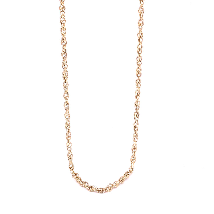 Women’s 9ct Yellow Gold Rope Chain - 24” 12g