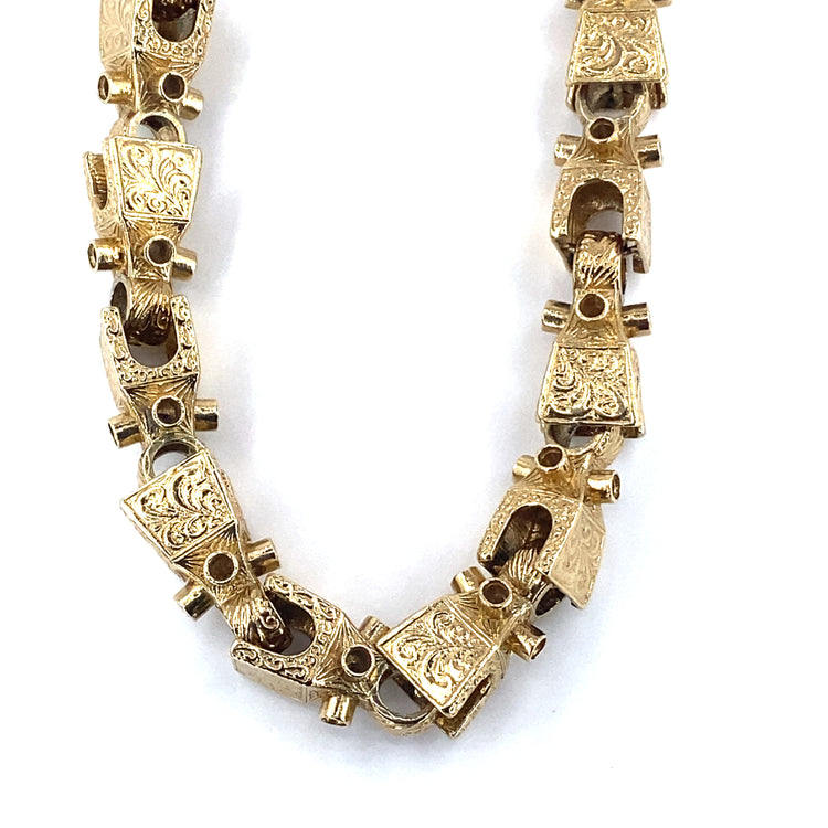 Men’s 9ct Yellow Gold XL Lego Chain