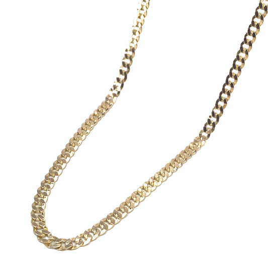 Women’s 9ct Yellow Gold Short Curb Chain - 17”