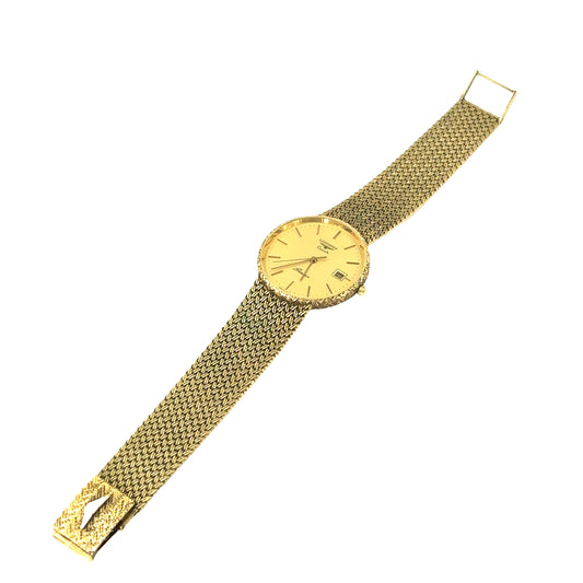 Men’s 9ct Yellow Gold Vintage Longines Quartz Watch - 55.2g