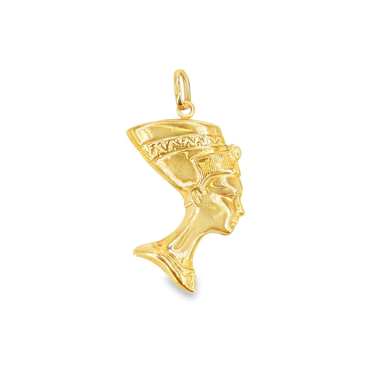 Women’s 9ct Yellow Gold Nefertiti Pendant - 2.3G