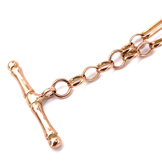 Women’s 9ct Rose Gold Fancy Link Chain - 11.8g