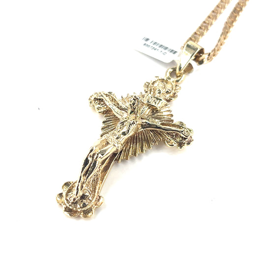 Men’s 9ct Yellow Gold Crucifix Cross - 25.5g