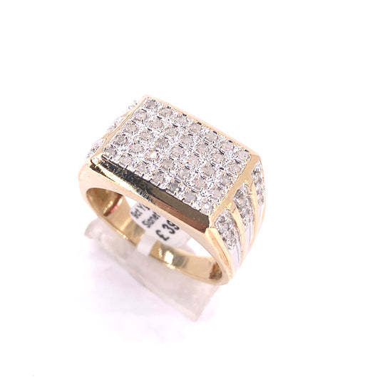 Women’s 9ct Yellow Gold Diamond Ring