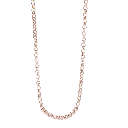 Men’s 9ct Yellow Gold Belcher Chain - 24” 11.4g