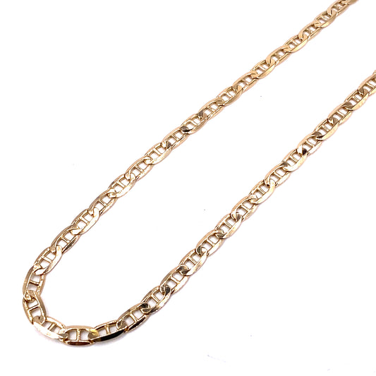 Men’s 9ct Yellow Gold Anchor Link Chain - 20” 18.2g