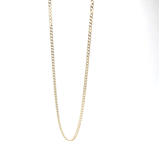Women’s 9ct Yellow Gold Curb Chain - 20” 3G