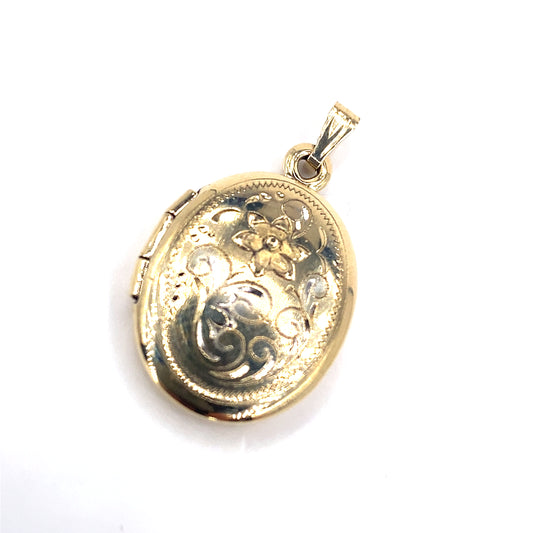 Women’s 9ct Yellow Gold Locket Pendant