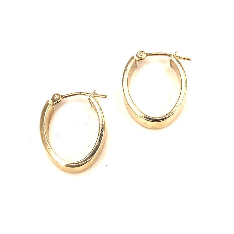 Women’s 9ct Yellow Gold Cuff Hoops - 1g