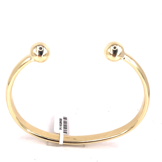 Women’s 9ct Yellow Gold Torque Bangle - 33g