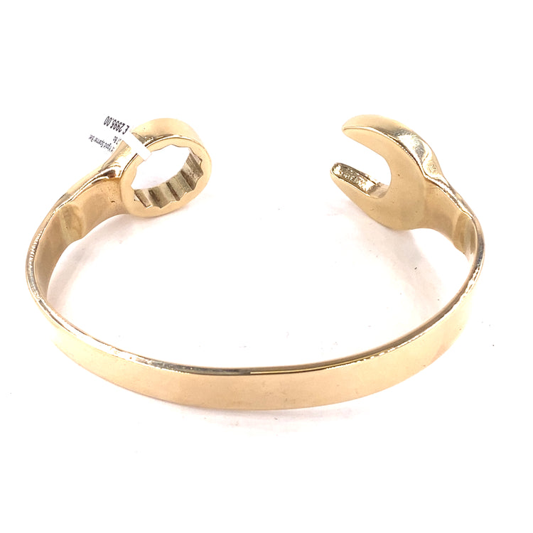 Men’s 9ct Yellow Gold Spanner Bangle - 67g