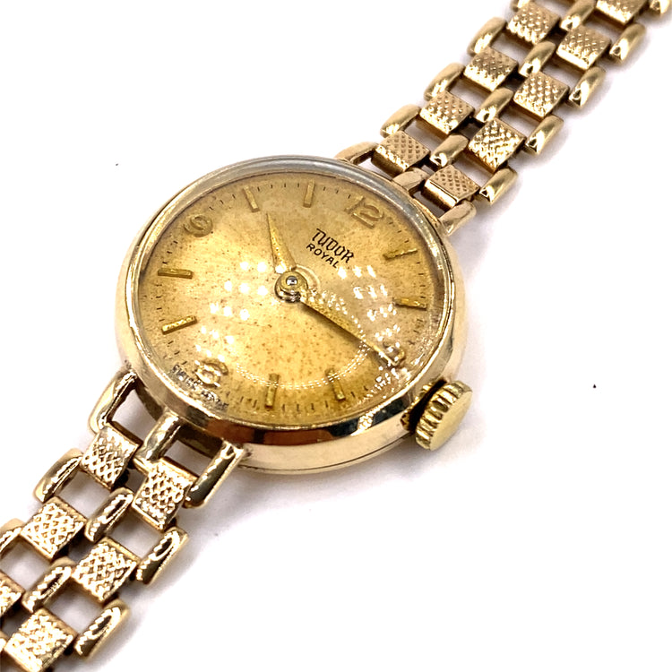 Women’s 9ct Yellow Gold Tudor Vintage Watch - 14.4g