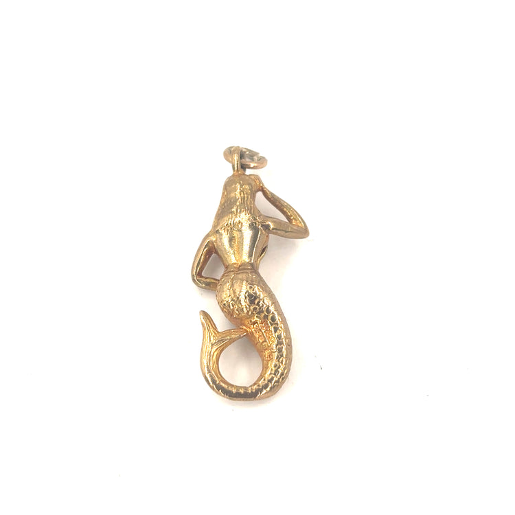 Women’s 9ct Yellow Gold Mermaid Charm - 3G