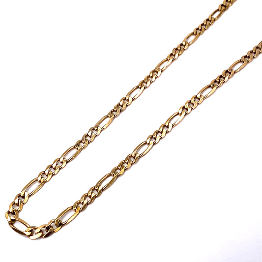 Men’s 9ct Yellow Gold Figaro Chain - 9.4g