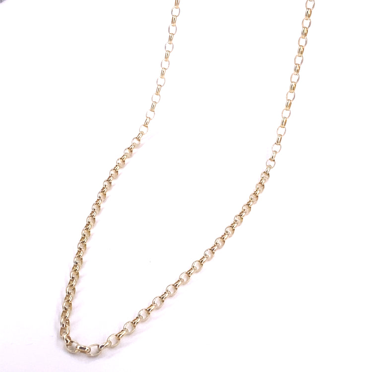 Unisex 9ct Yellow Gold Belcher Chain- 32” 13.1g