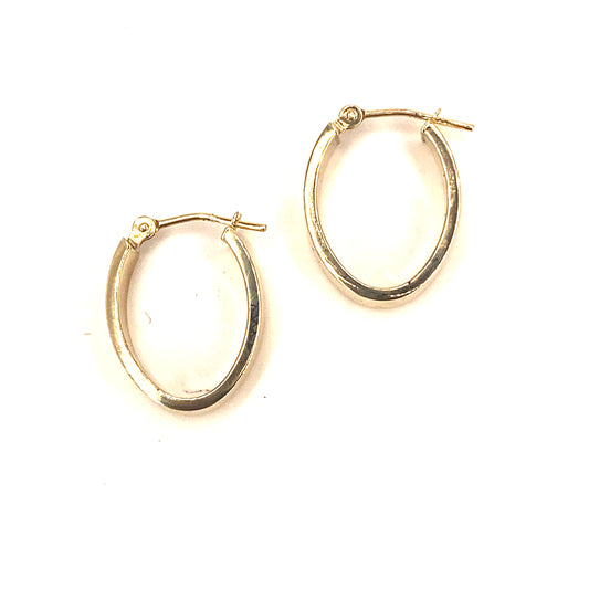 Women’s 9ct Yellow Gold Cuff Hoops - 1g