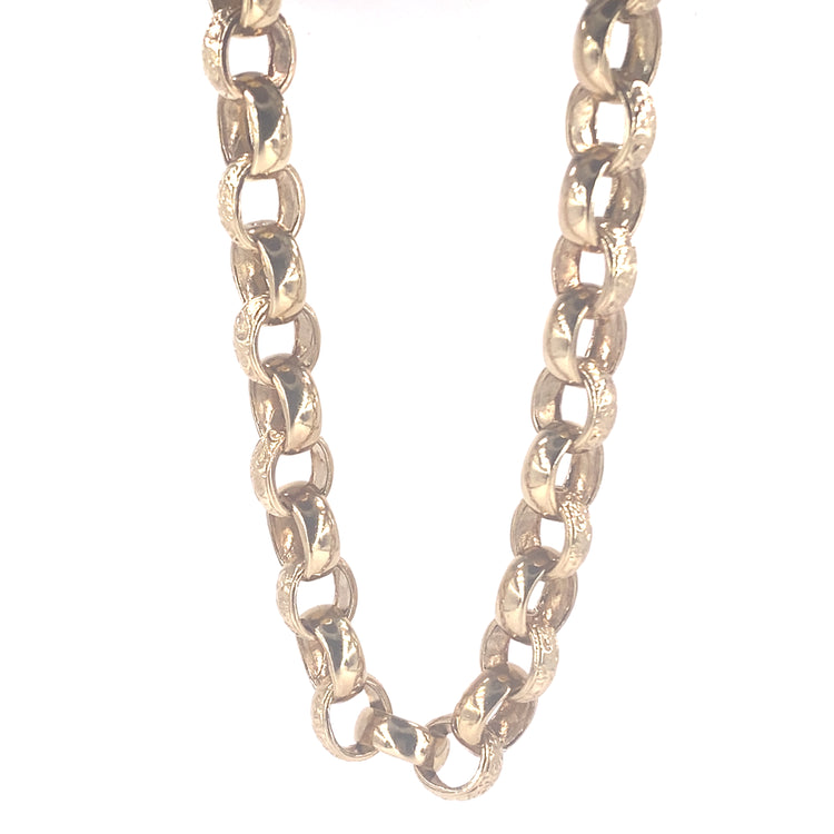 Men’s 9ct Yellow Gold XL Belcher  Chain - 83g