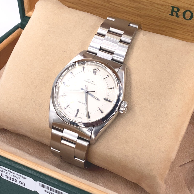 Men’s Stainless Steel Vintage Rolex Watch