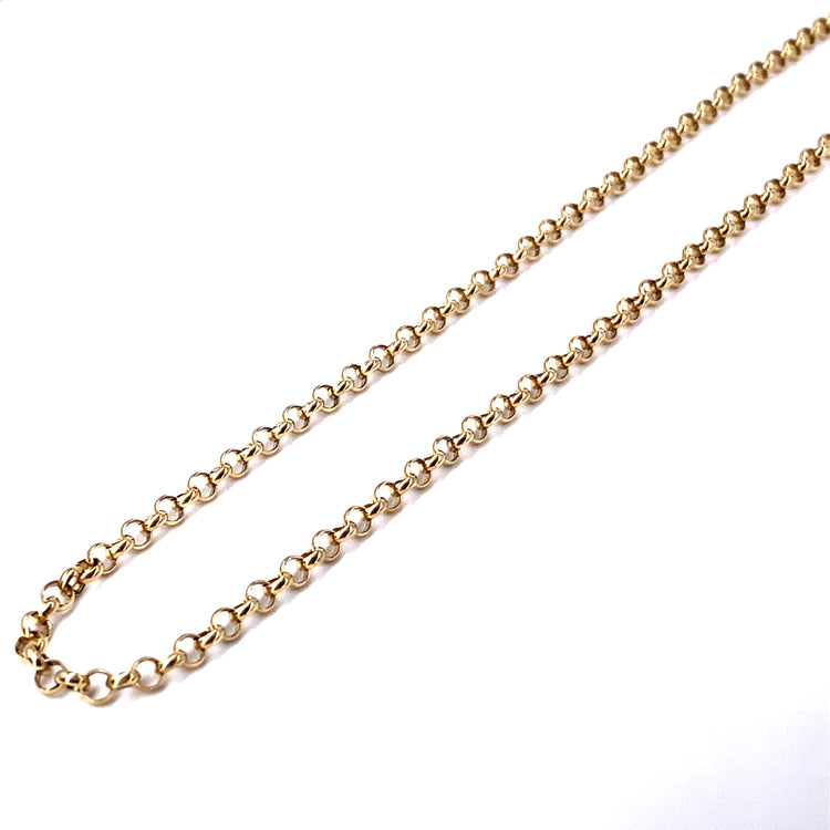 Women’s 9ct Yellow Gold Belcher Chain 24” 11.4g