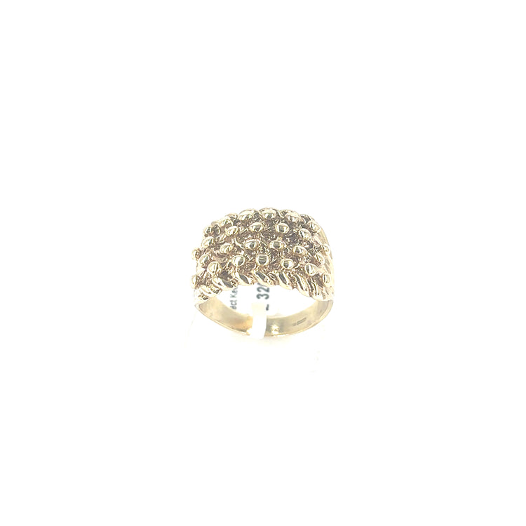 Men’s 9ct Yellow Gold Keeper Ring -6.4g
