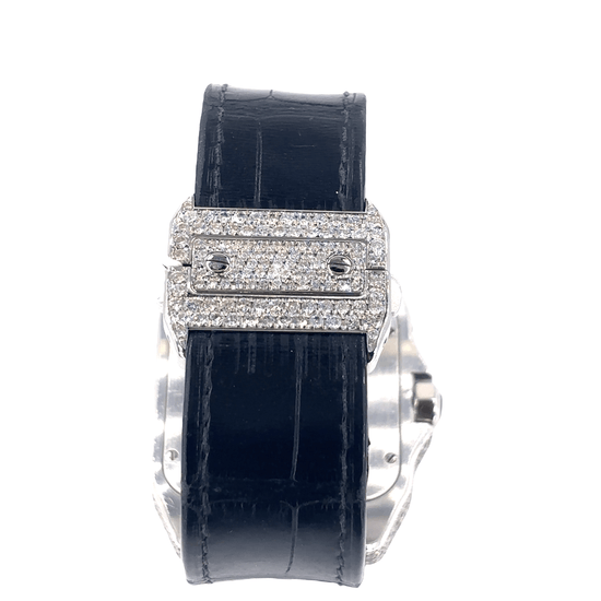 Cartier White Gold and Diamond Automatic Wristwatch - Hyman’s Jewellers