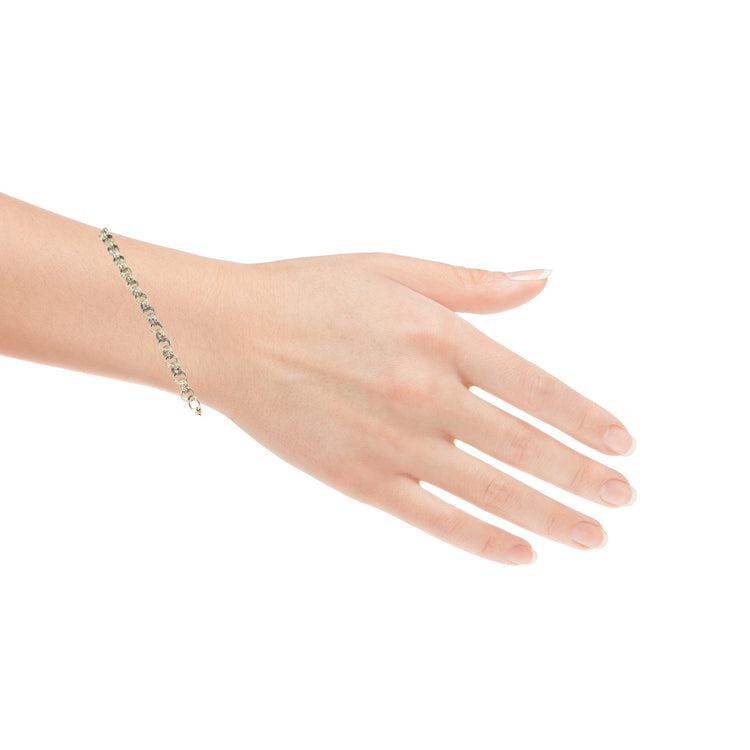 Children’s 9ct Ornate Yellow Gold Engraved Chain Bracelet - 18g 6.5” - Hyman’s Jewellers