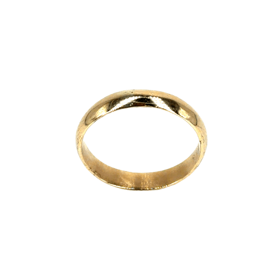 Classic 9CT Yellow Gold Band Ring - Hyman’s Jewellers