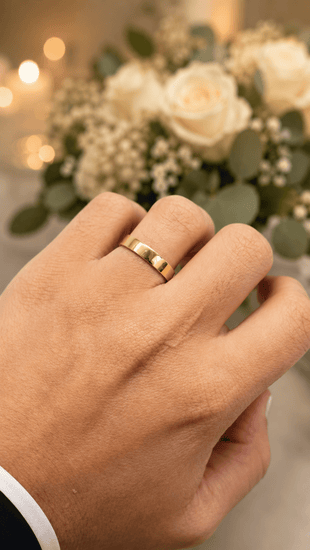 Classic 9CT Yellow Gold Band Ring - Hyman’s Jewellers