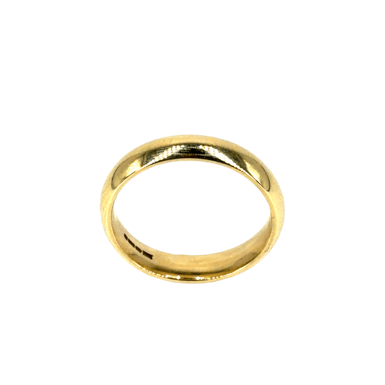 Classic 9CT Yellow Gold Band Ring - Hyman’s Jewellers