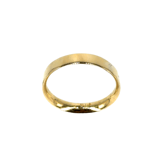 Classic 9CT Yellow Gold Band Ring - Hyman’s Jewellers