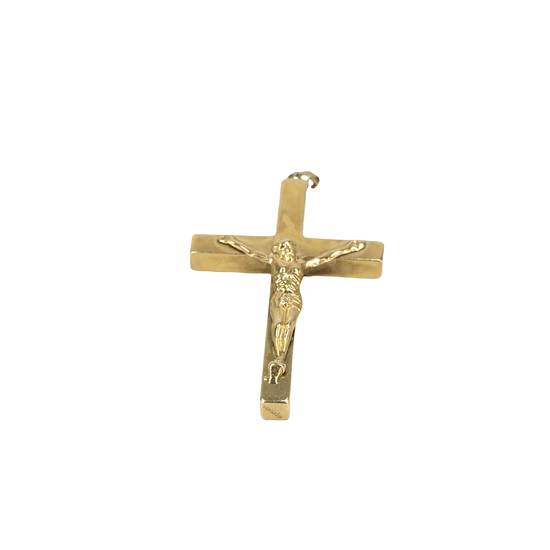 Classic 9CT Yellow Gold Crucifix Pendant - Hyman’s Jewellers