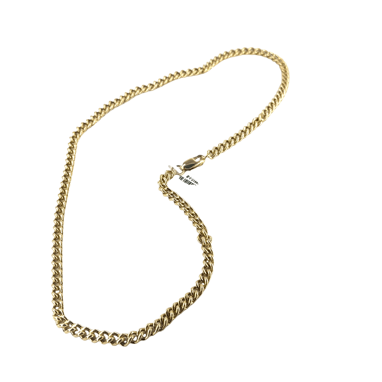 Classic 9CT Yellow Gold Cuban Link Chain Necklace - Hyman’s Jewellers