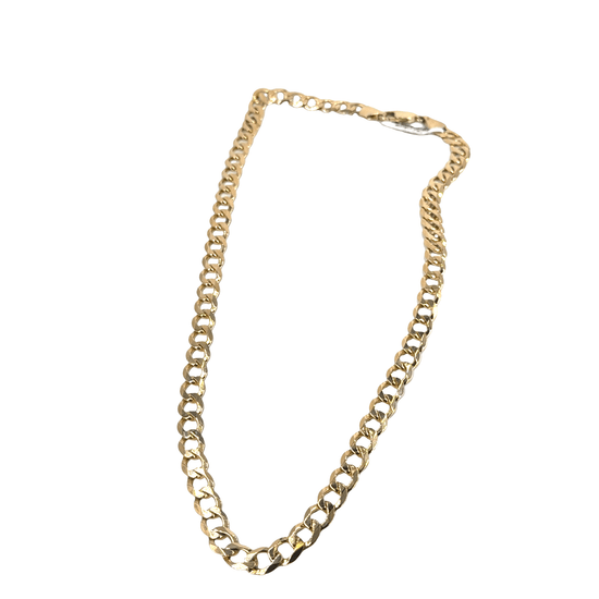 Classic 9CT Yellow Gold Cuban Link Chain Necklace - Hyman’s Jewellers